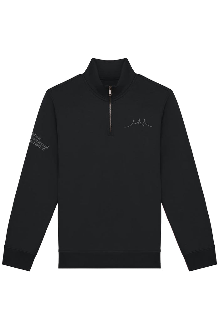 2025 Black Qtr Zip (Unisex)