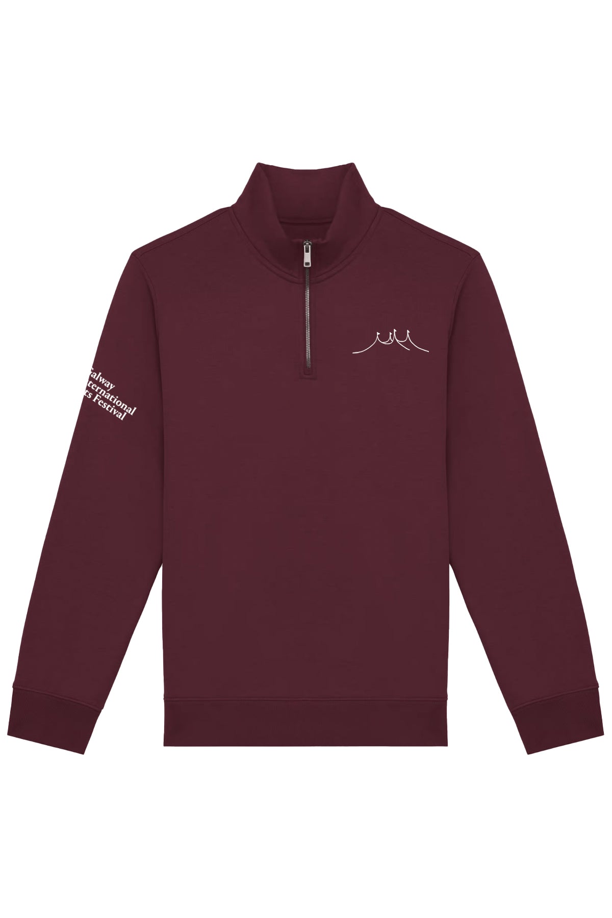 2025 Dark Cherry Qtr Zip (Unisex)