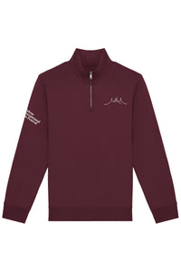 2025 Dark Cherry Qtr Zip (Unisex)