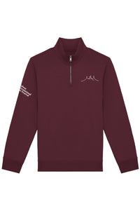 2025 Dark Cherry Qtr Zip (Unisex)