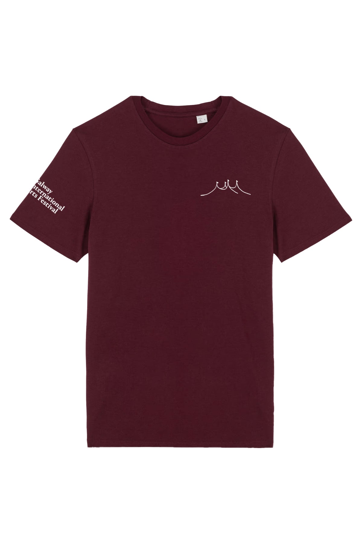 2025 Organic Dark Cherry Big Top Tee (Unisex)