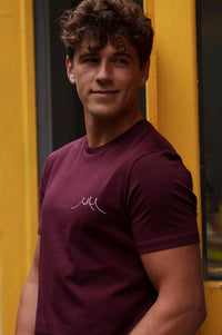 2025 Organic Dark Cherry Big Top Tee (Unisex)