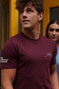 2025 Organic Dark Cherry Big Top Tee (Unisex)