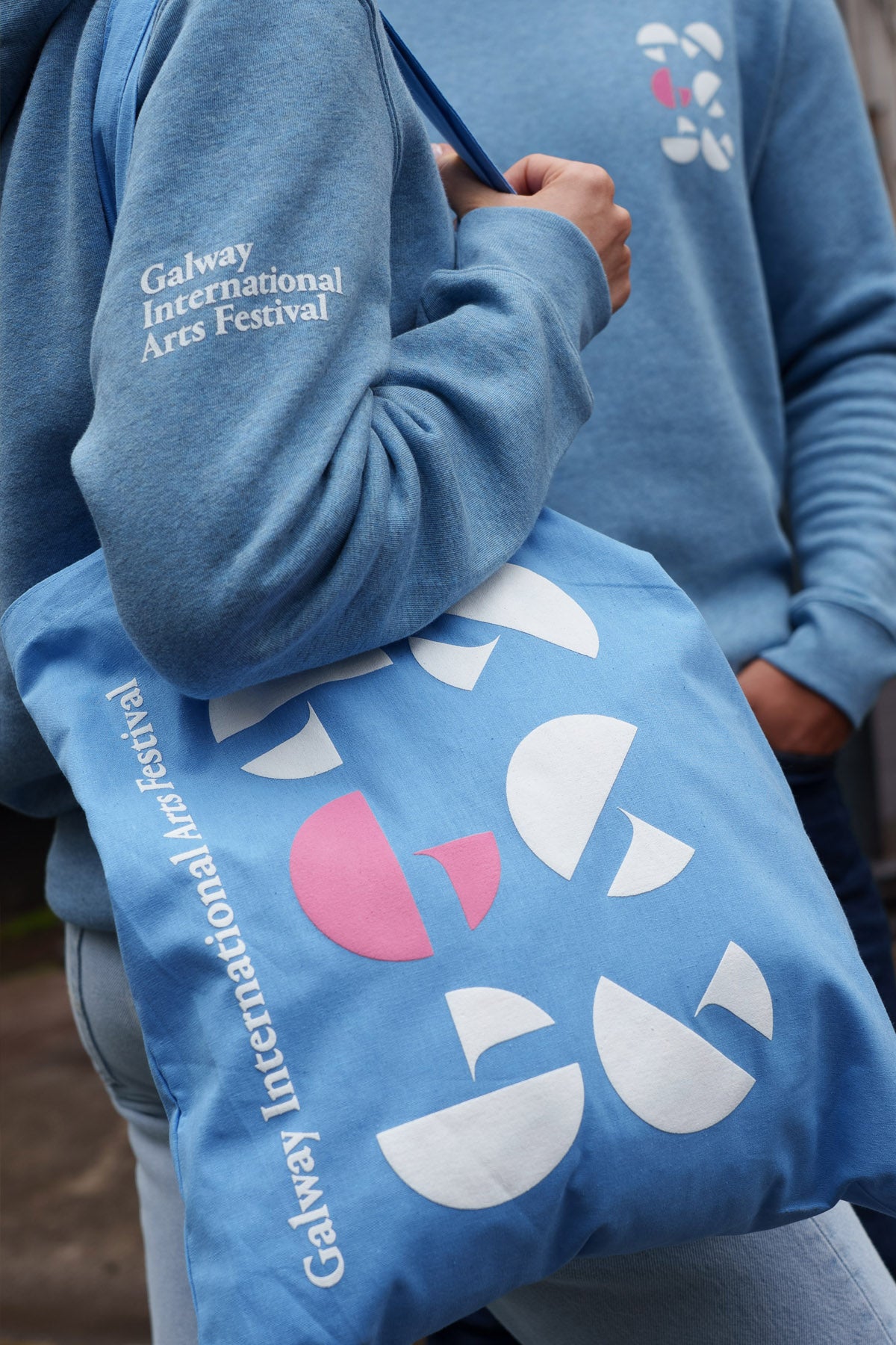 2025 Organic Denim Blue Maxi Tote Bag