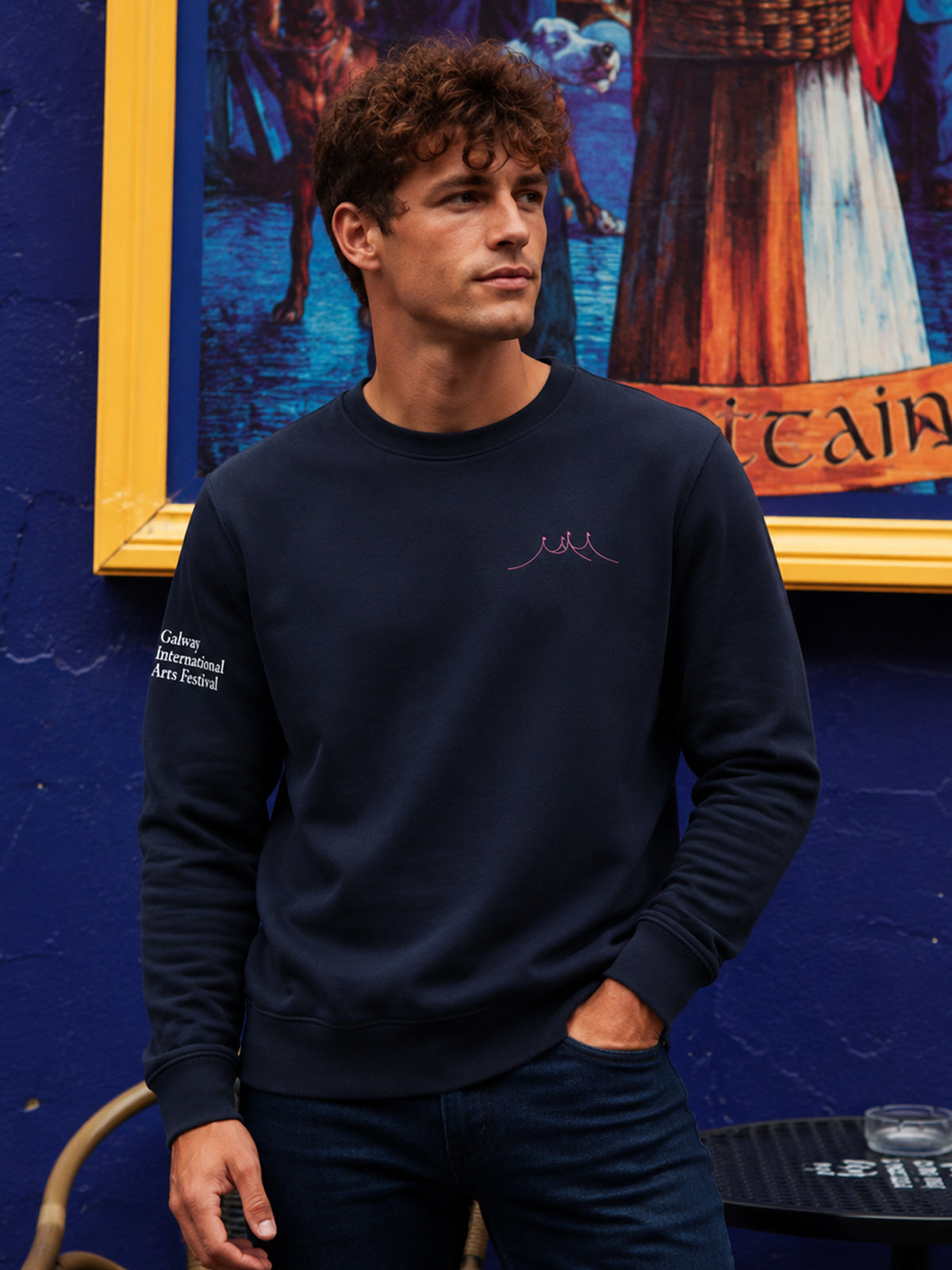 2026 Organic Navy Multi G Sweater (Unisex)