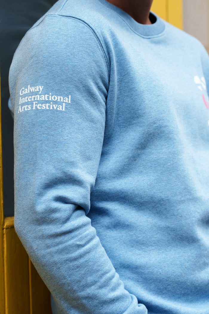 2025 Organic Blue Heather Multi G Sweater (Unisex) 