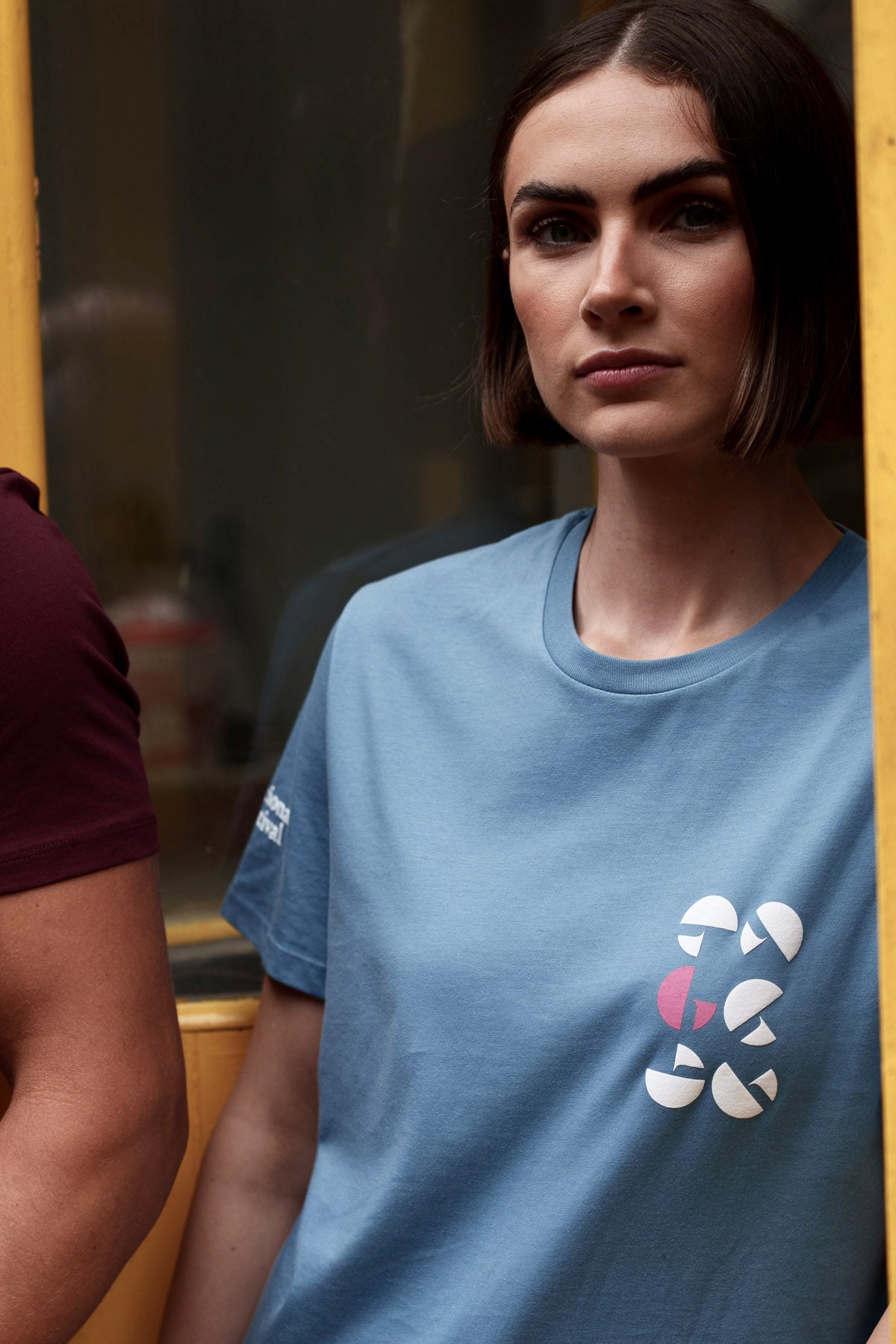 2025 Organic Blue Heather Multi G Tee (Unisex)