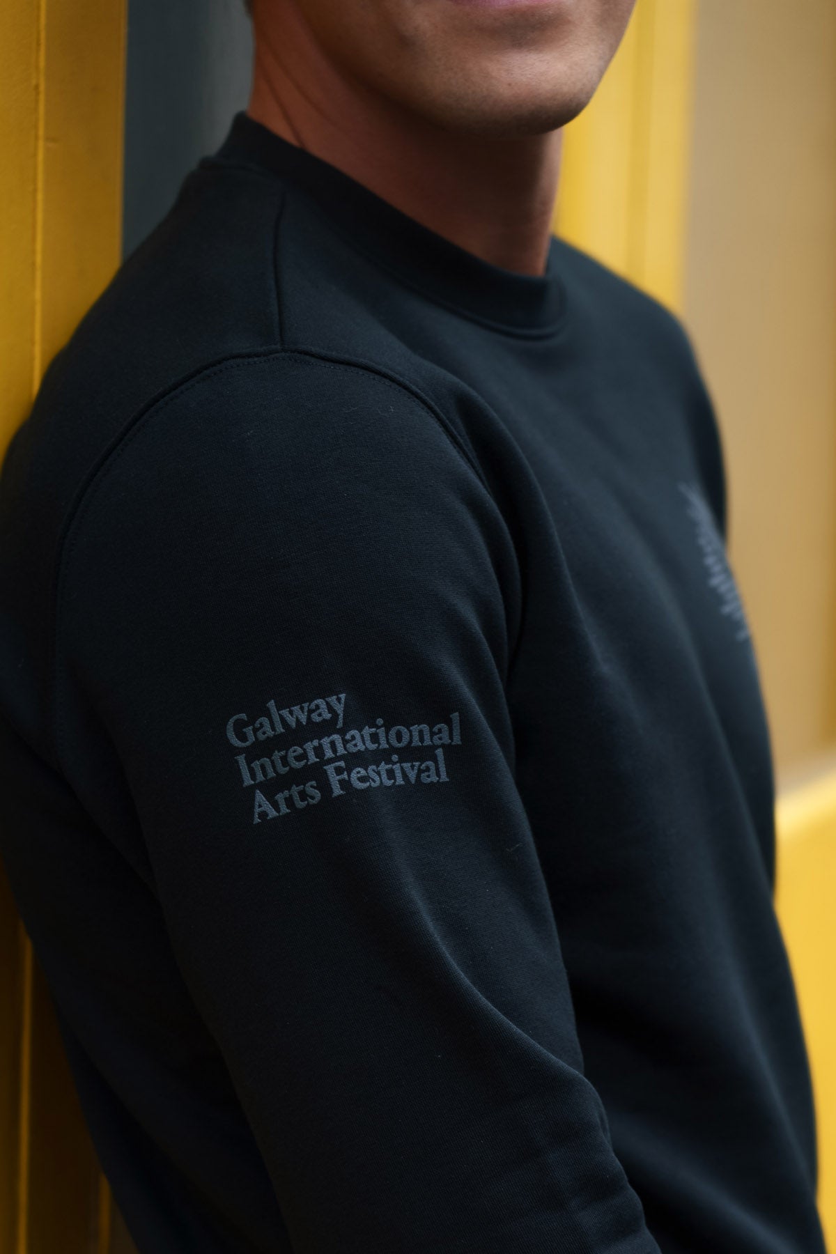 2025 Organic Black Deconstructed G Sweater (Unisex)