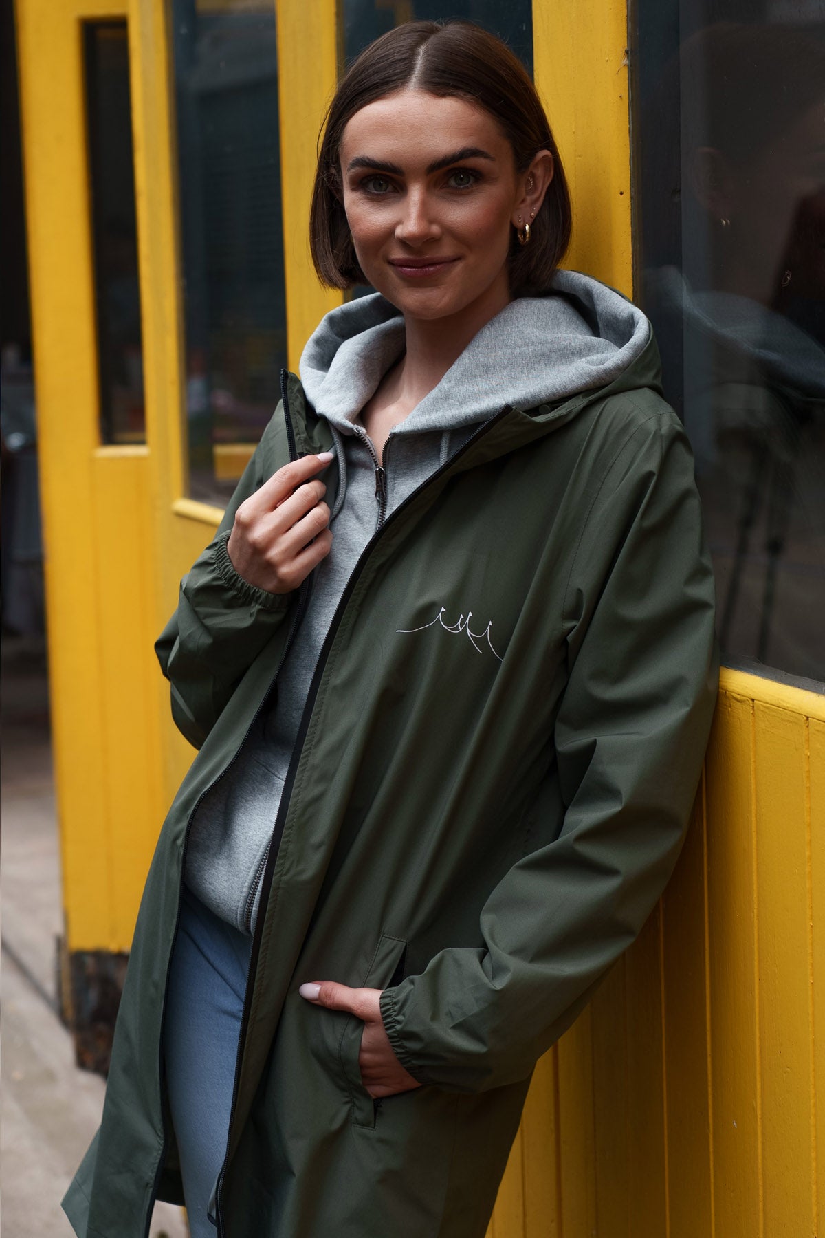 2025 Eco-friendly Unisex Waterproof Jacket (Khaki)