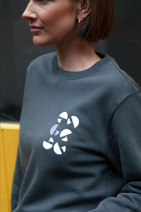 2025 Organic Iron Grey Multi G Sweater (Unisex)