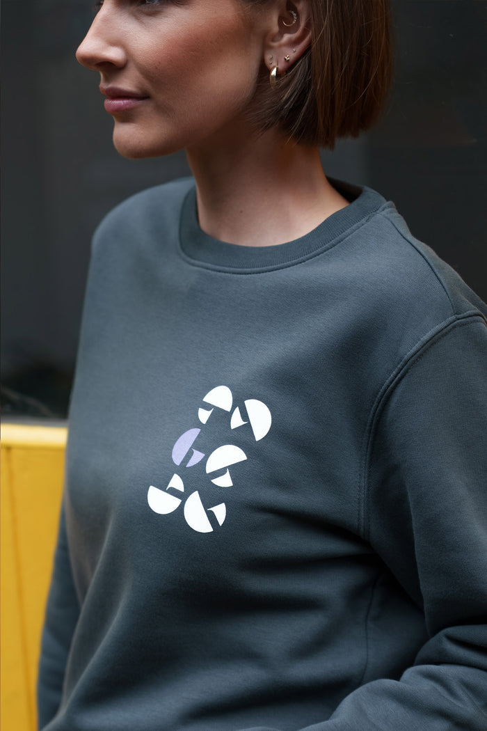 2025 Organic Iron Grey Multi G Sweater (Unisex)