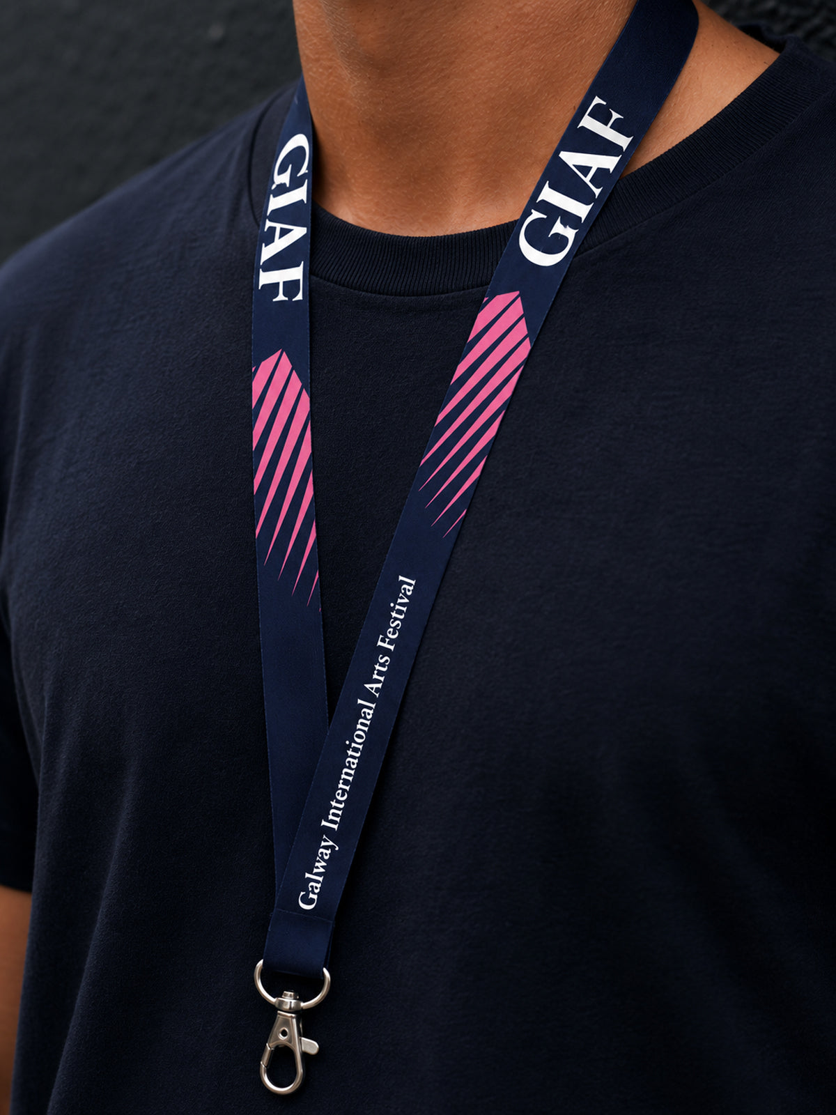 2026 Official Lanyard Navy / Pink