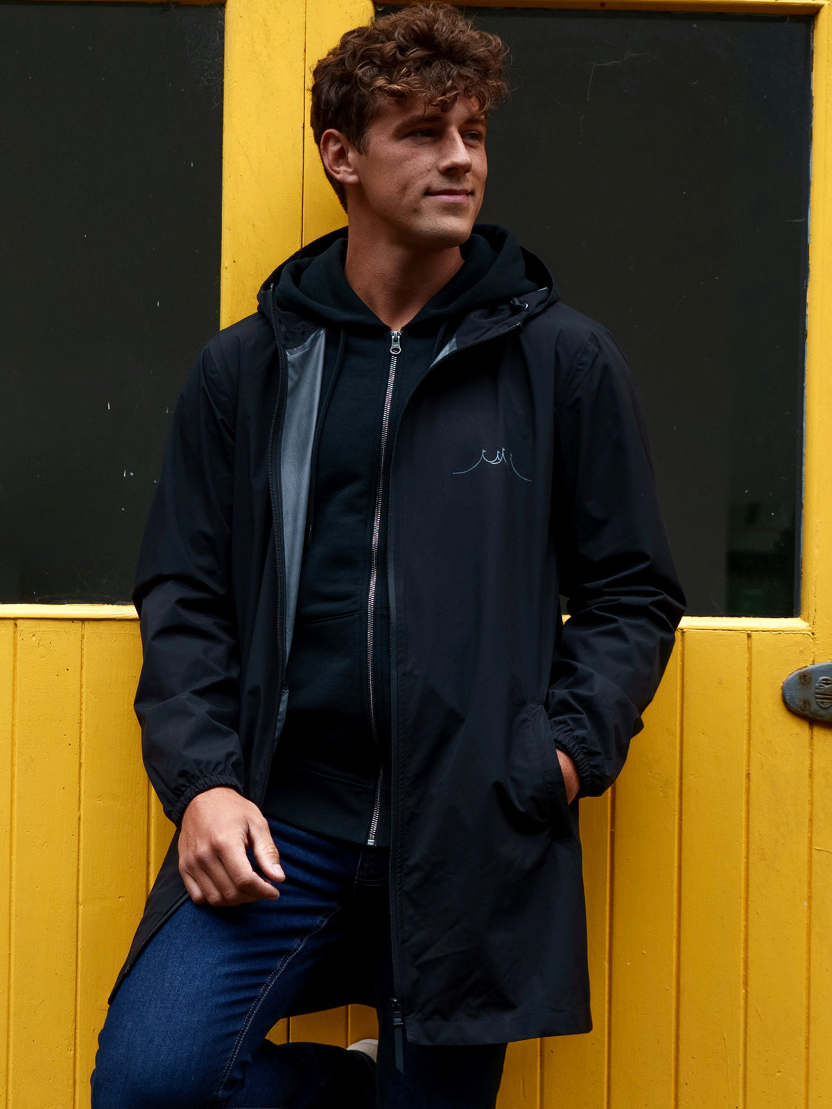 2026 Eco-friendly Unisex Waterproof Jacket (Black)