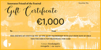 €1000 Friends Gift Certificates