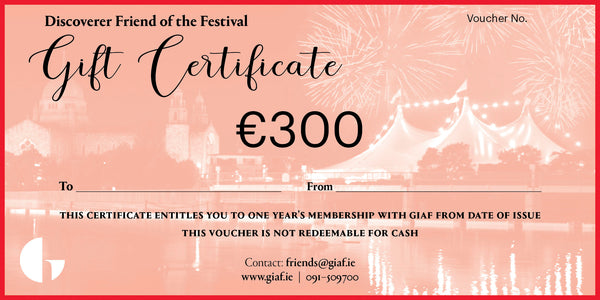 €300 Friends Gift Certificates